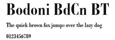 Bodoni BdCn BT.ttf