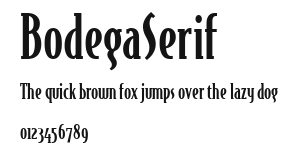 BodegaSerif Preview