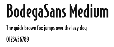 BodegaSans Medium Preview
