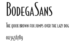 BodegaSans Preview