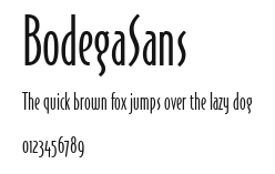 BodegaSans Preview