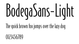 BodegaSans-Light Preview