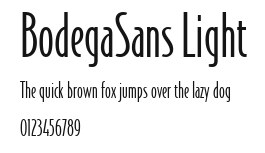 BodegaSans Light Preview