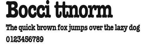 Bocci ttnorm.ttf