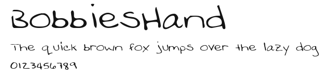 BobbiesHand Preview