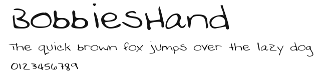 BobbiesHand Preview