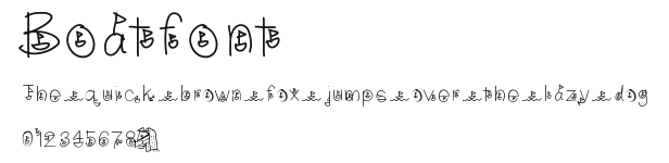 Boatfont Preview