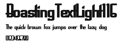 BoastingTextLight116 Preview
