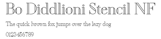 Bo Diddlioni Stencil NF Preview