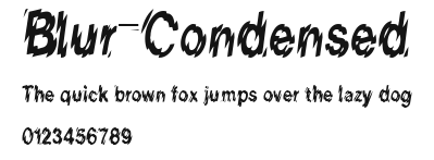 Blur-Condensed Preview