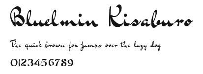 Bluelmin Kisaburo.otf