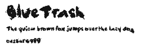 BlueTrash.ttf