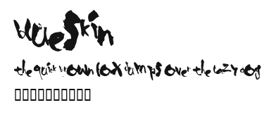 BlueSkin.ttf
