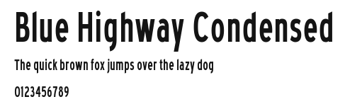 Blue Highway Condensed.ttf