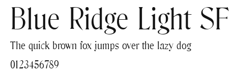 Blue Ridge Light SF.ttf
