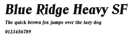 Blue Ridge Heavy SF.ttf