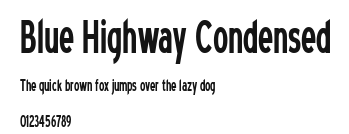 Blue Highway Condensed.ttf