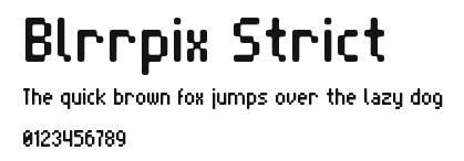 Blrrpix Strict.ttf