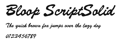 Bloop ScriptSolid.ttf