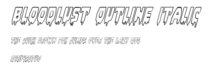 Bloodlust Outline Italic.ttf