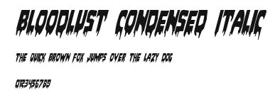Bloodlust Condensed Italic.ttf
