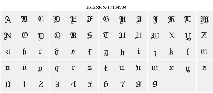 Character Map