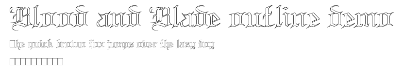 Blood and Blade outline demo.ttf