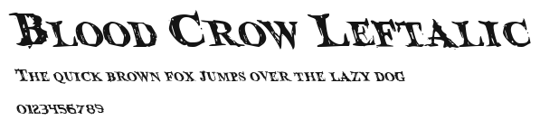 Blood Crow Leftalic.ttf