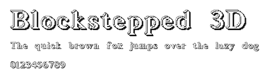 Blockstepped 3D Preview