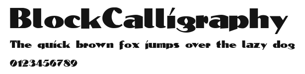 BlockCalligraphy Preview