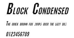 Block Condensed Preview
