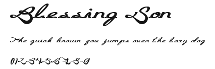 Blessing Son.ttf