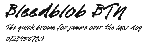 Bleedblob BTN.ttf