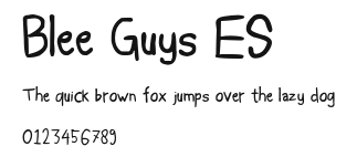 Blee Guys ES.otf
