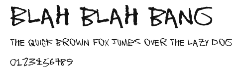 Blah blah bang Preview