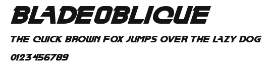 BladeOblique Preview