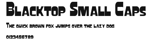 Blacktop Small Caps Preview