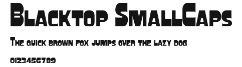 Blacktop SmallCaps Preview