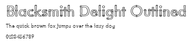 Blacksmith Delight Outlined Preview