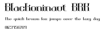 Blackoninaut BRK Preview
