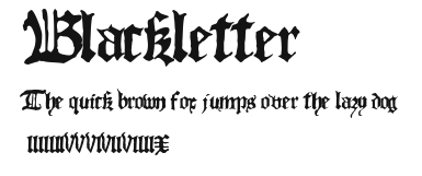 Blackletter Preview