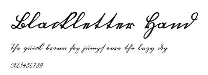 Blackletter Hand Preview