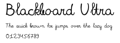 Blackboard Ultra.otf