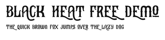 Black Heat Free Demo.otf