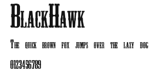 BlackHawk.otf