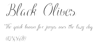 Black Olives.ttf