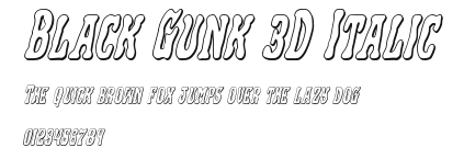Black Gunk 3D Italic.ttf