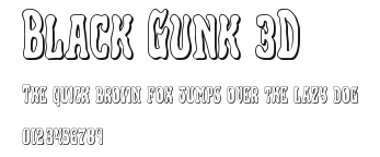 Black Gunk 3D.ttf