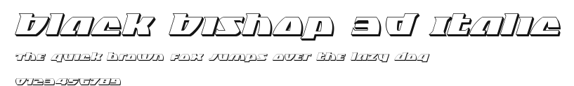 Black Bishop 3D Italic.ttf
