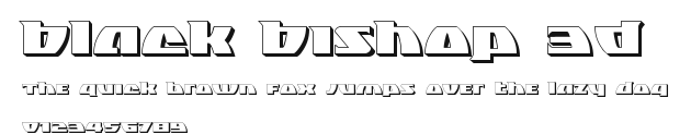 Black Bishop 3D.ttf